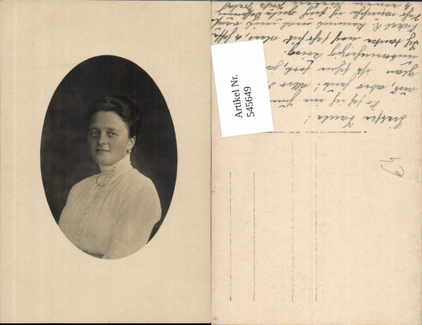 545649,Foto-AK Frau Frauen Portrait