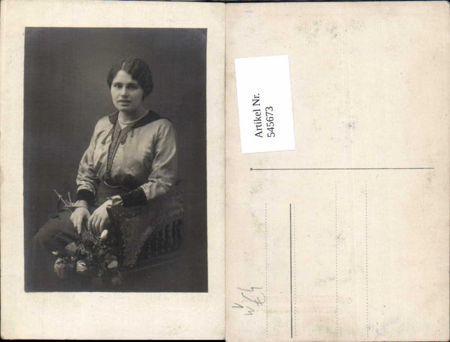 545673,Foto-AK Frau pub Jagerspacher Wien Josefstadt Fotograf