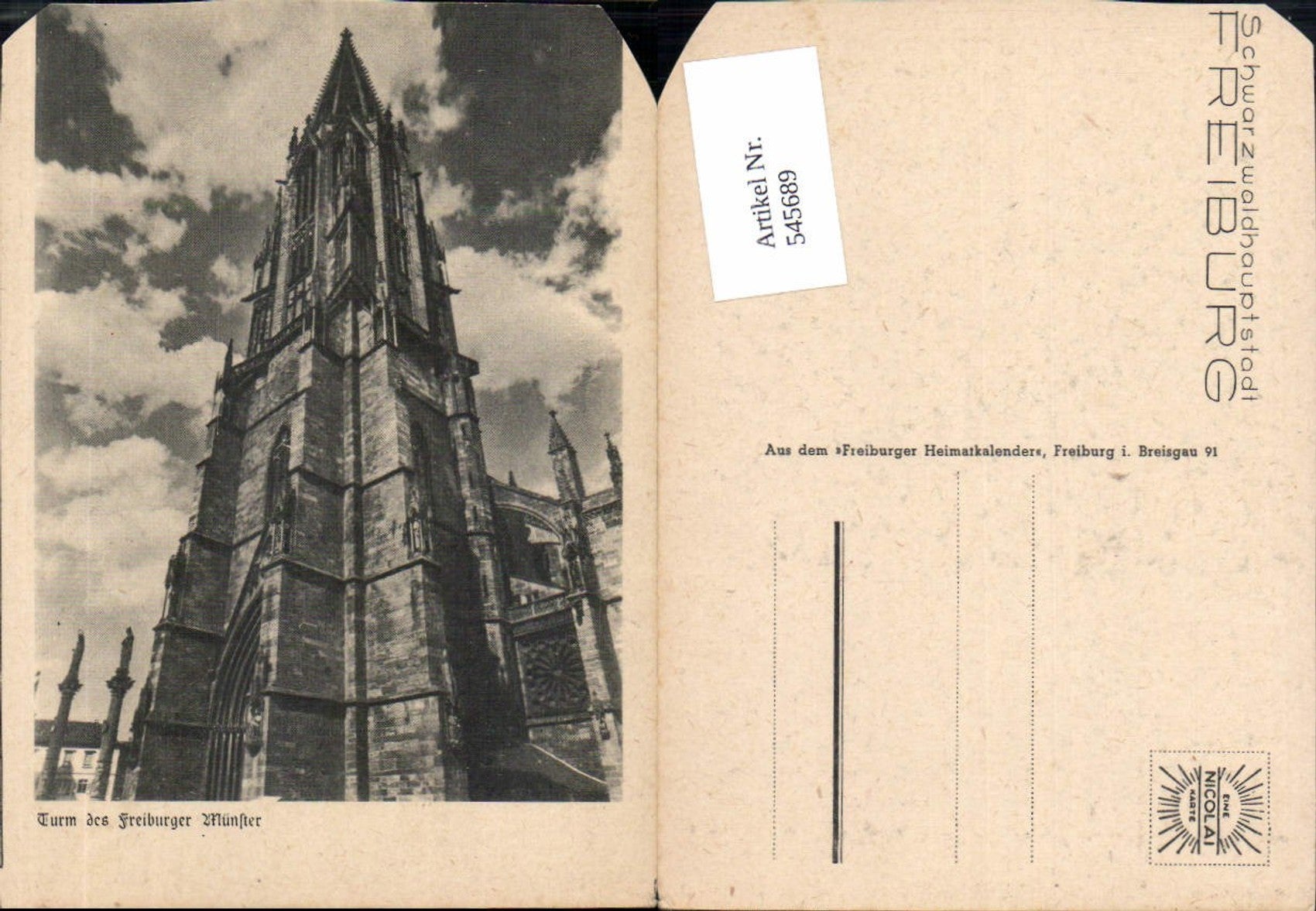 Alte Ansichtskarte – Old Postcard
