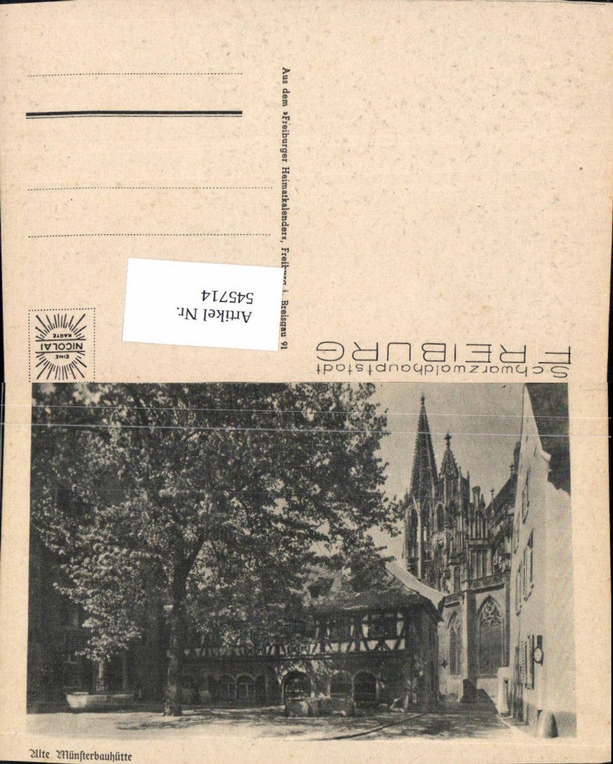 Alte Ansichtskarte – Old Postcard