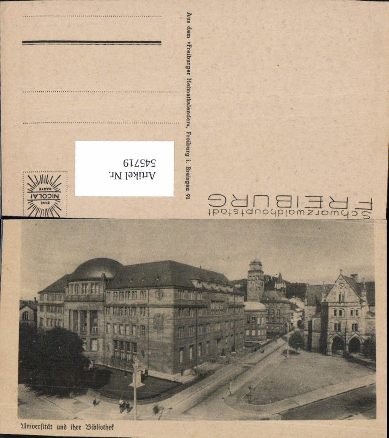 Alte Ansichtskarte – Old Postcard
