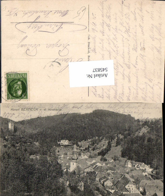 545837,Berneck im Fichtelgebirge Kirchleite Partie