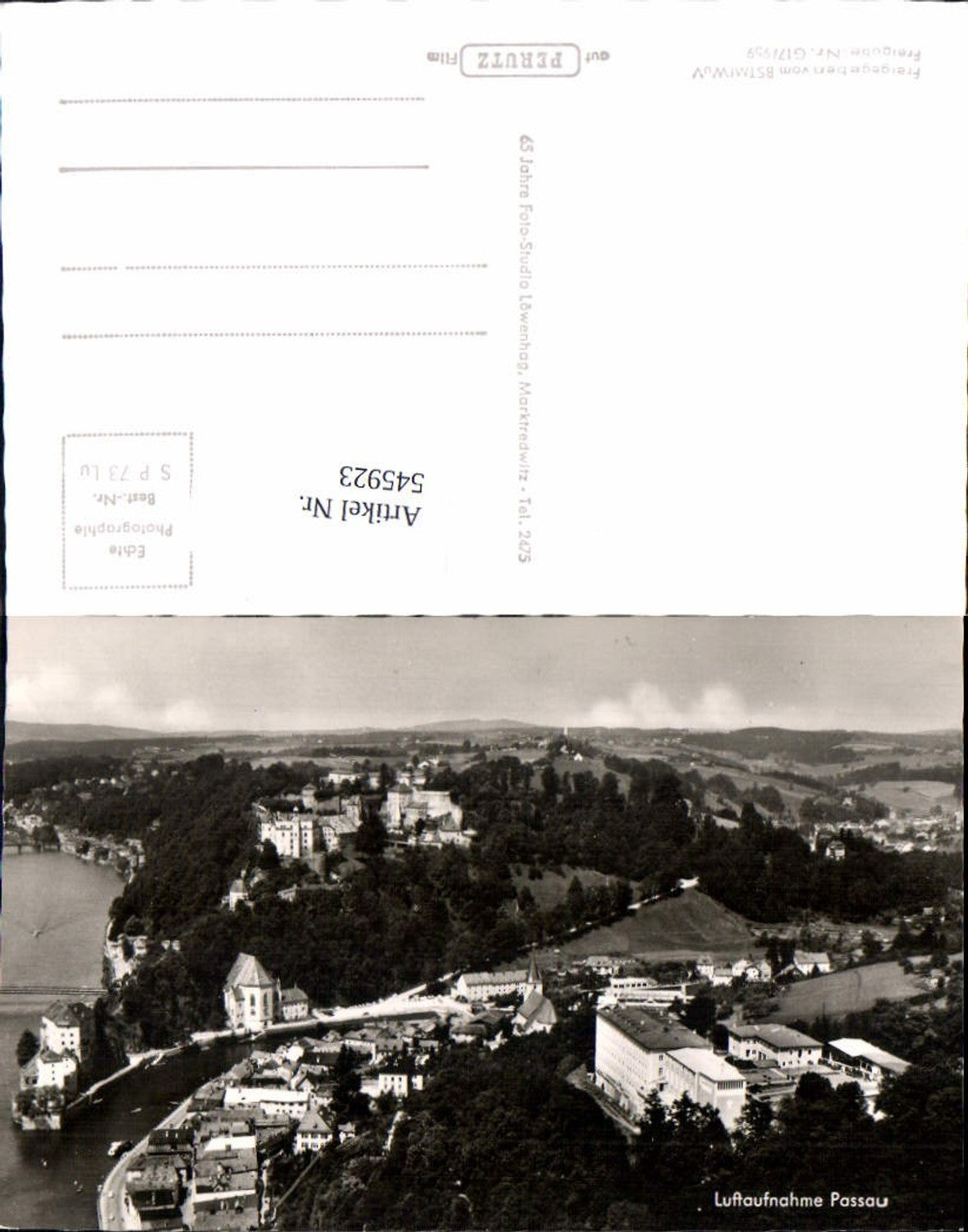 545923,Passau Stadt Luftaufnahme Fliegeraufnahme