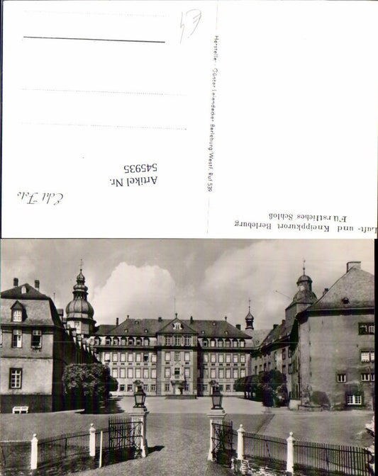 545935,Berleburg Einfahrt ins Schloss LK Siegen Wittgenstein