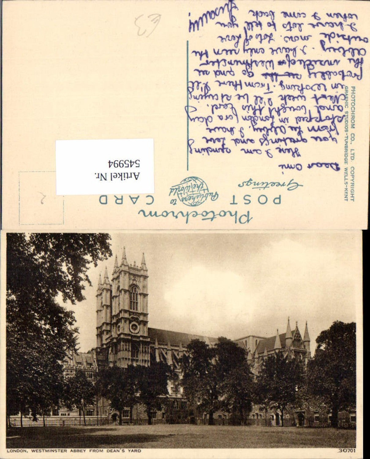 Alte Ansichtskarte – Old Postcard