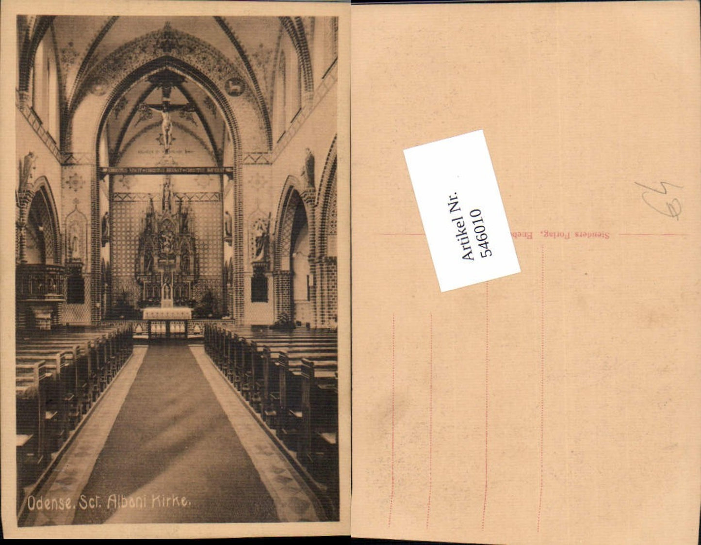 546010,Belgium Odense Albani Kirche