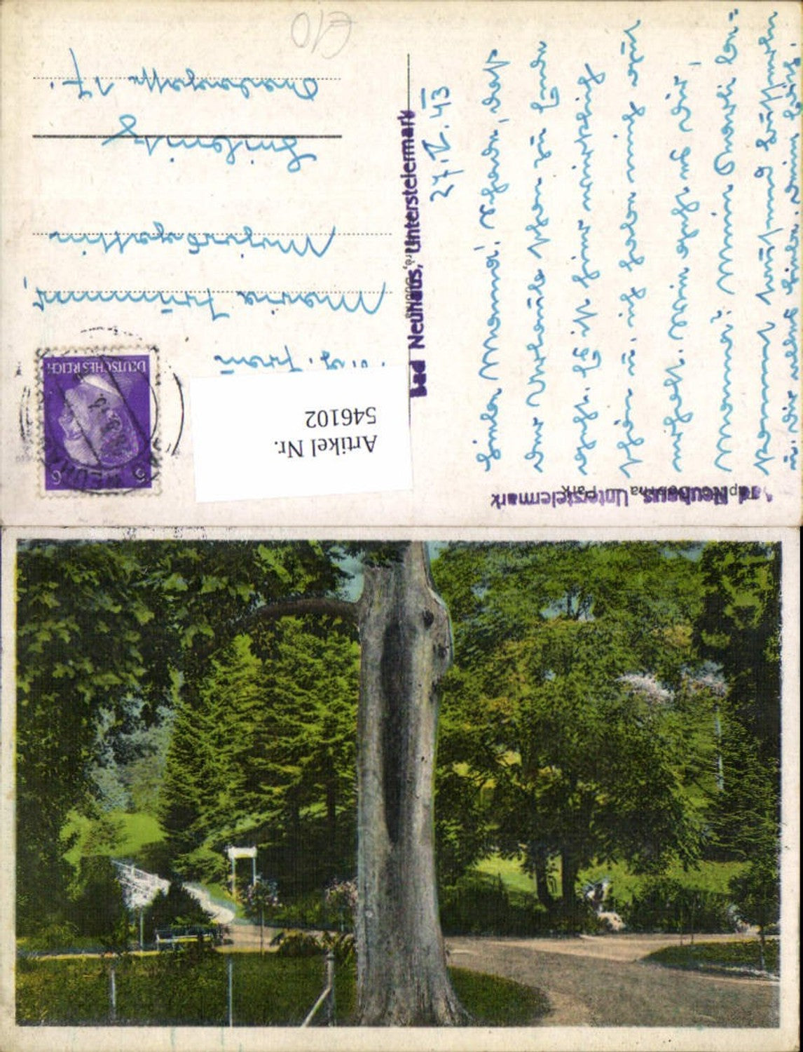 Alte Ansichtskarte – Old Postcard