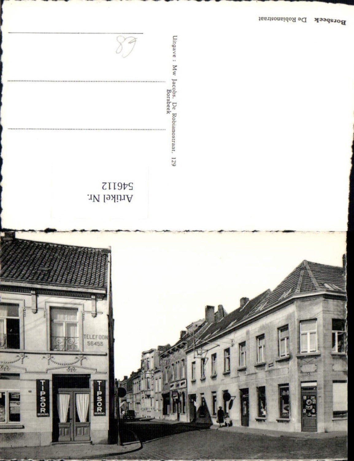 546112,Belgium Flandern Borsbeek De Robianostraat Streetview