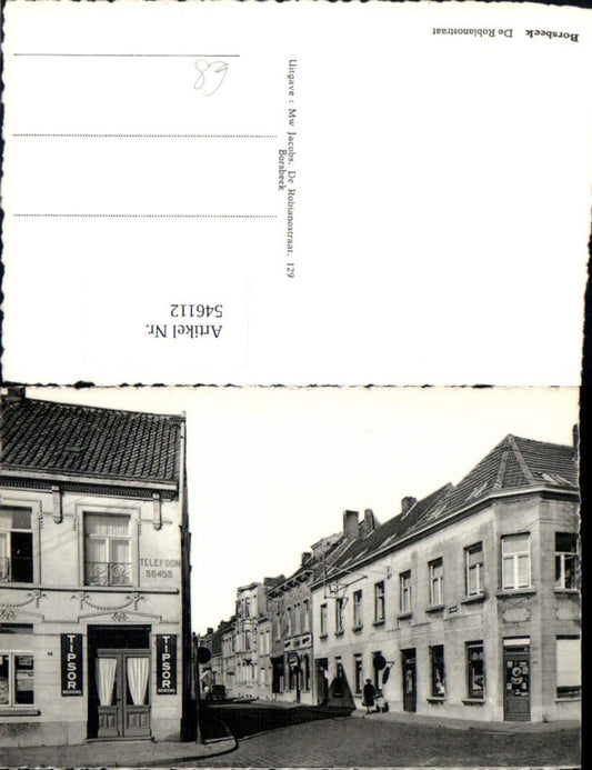 546112,Belgium Flanders Borsbeek De Robianostraat Streetview