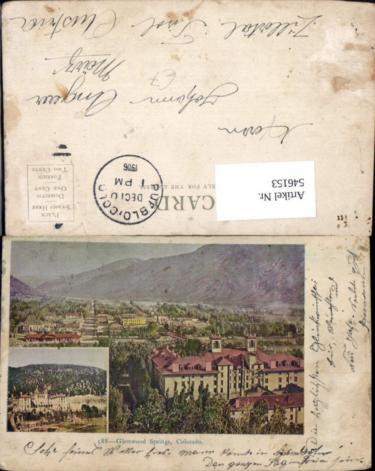 Alte Ansichtskarte – Old Postcard