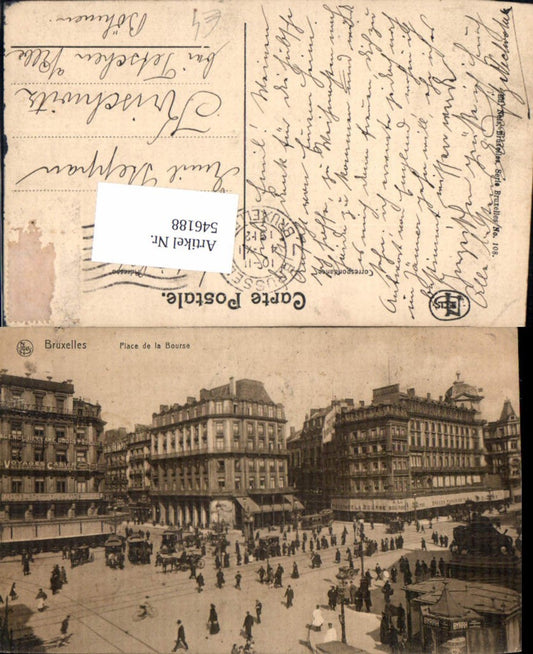 546188, Belgium Brussels Carriage Place de la Bourse Stock Exchange