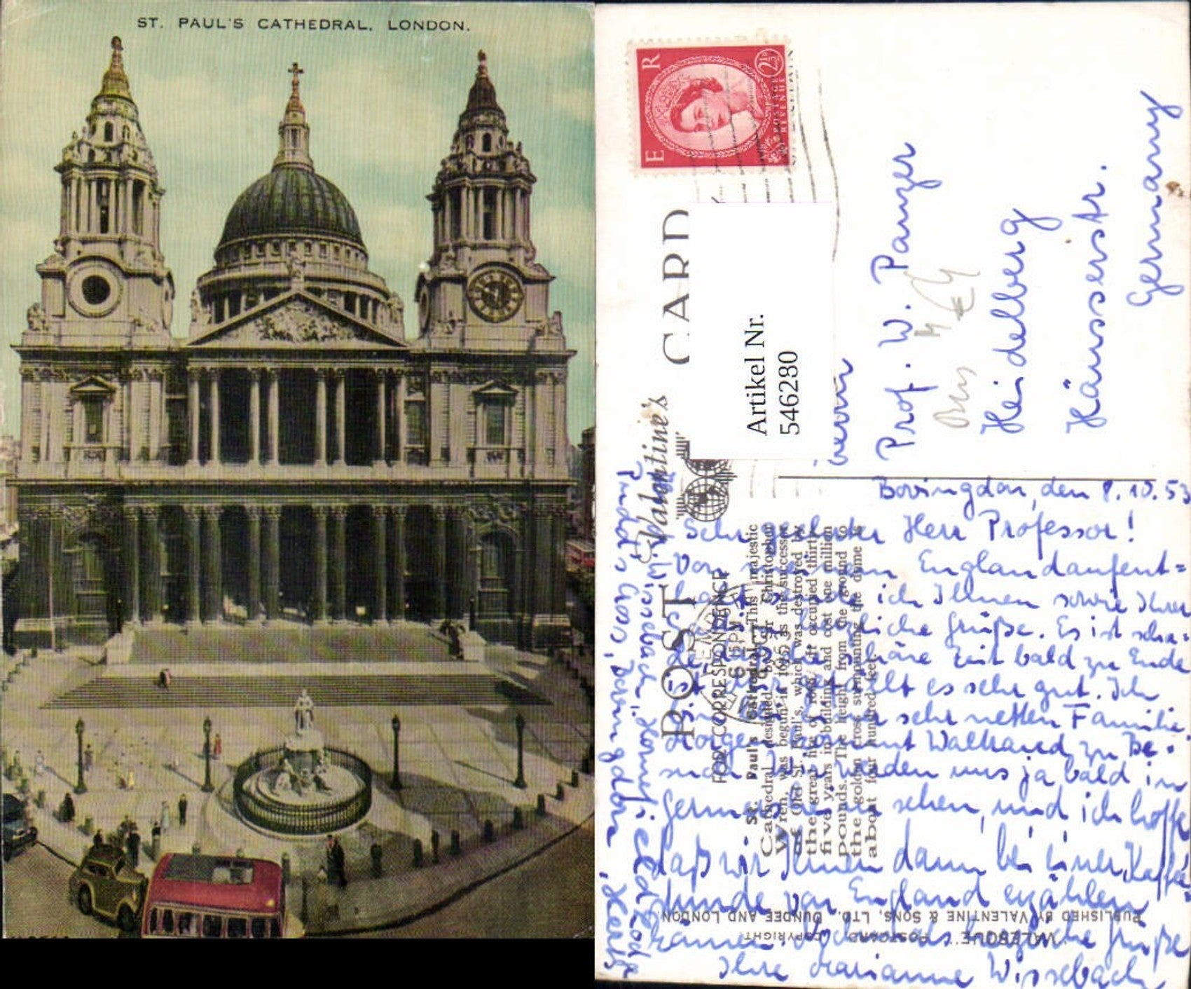 Alte Ansichtskarte – Old Postcard