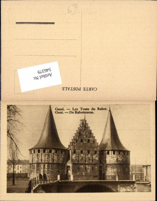 546379,Belgium Gent Gand Les Tours du Rabot