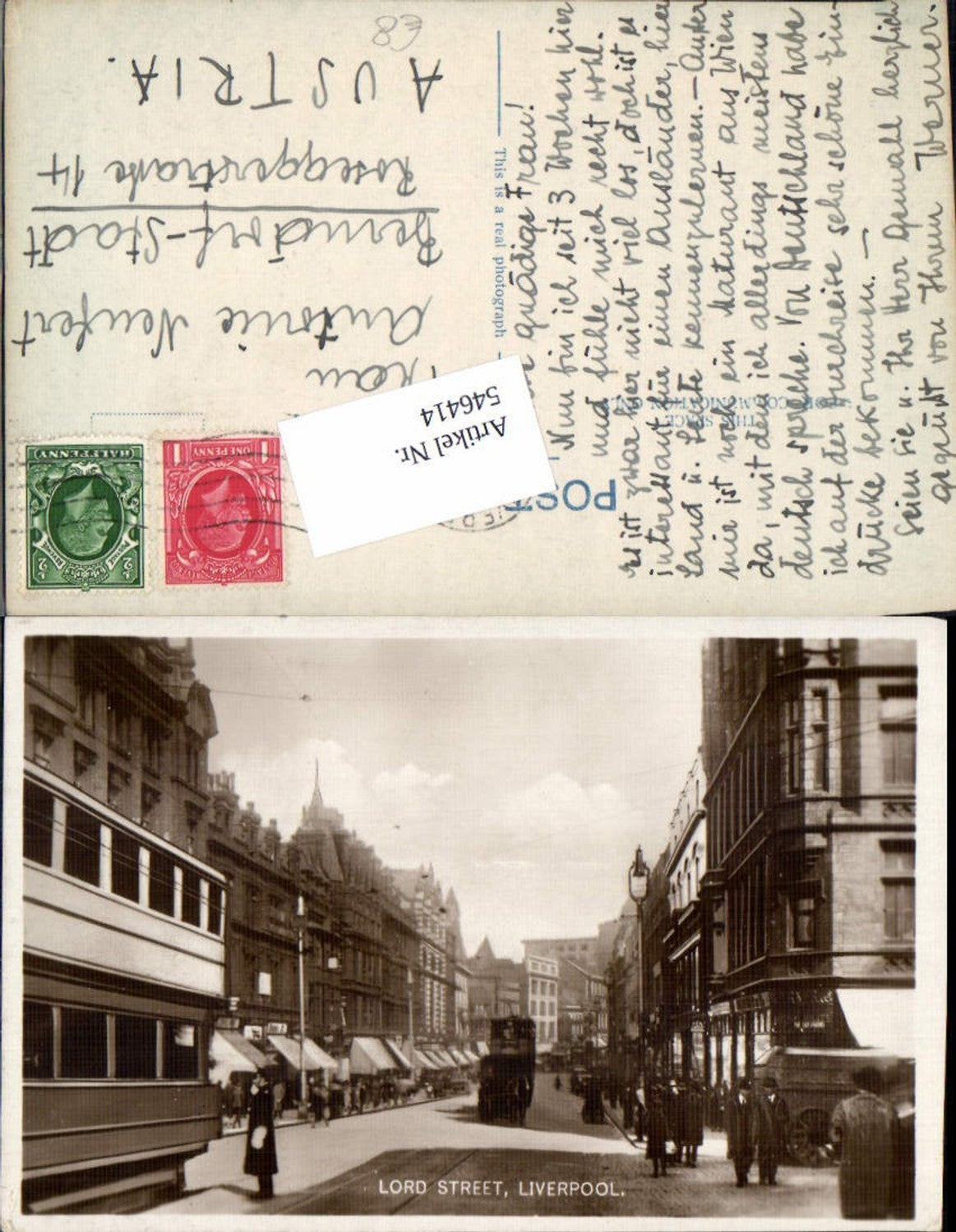 Alte Ansichtskarte – Old Postcard