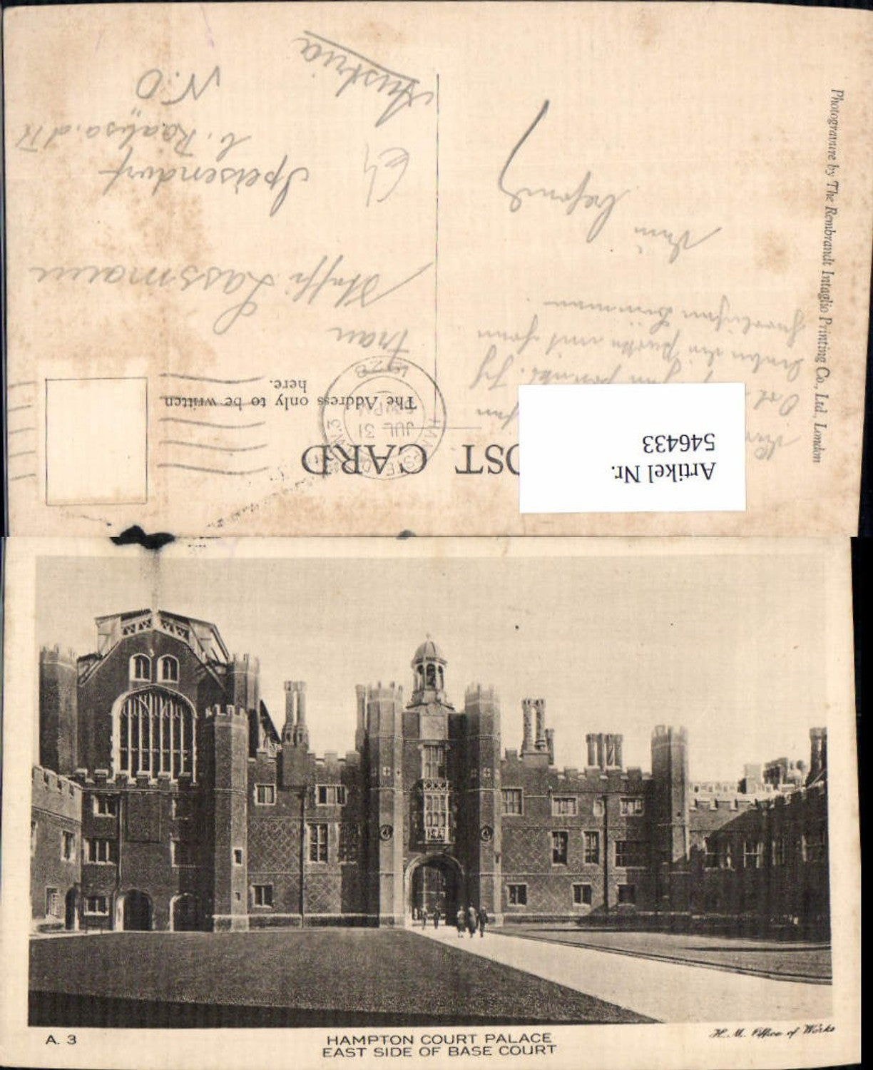 Alte Ansichtskarte – Old Postcard