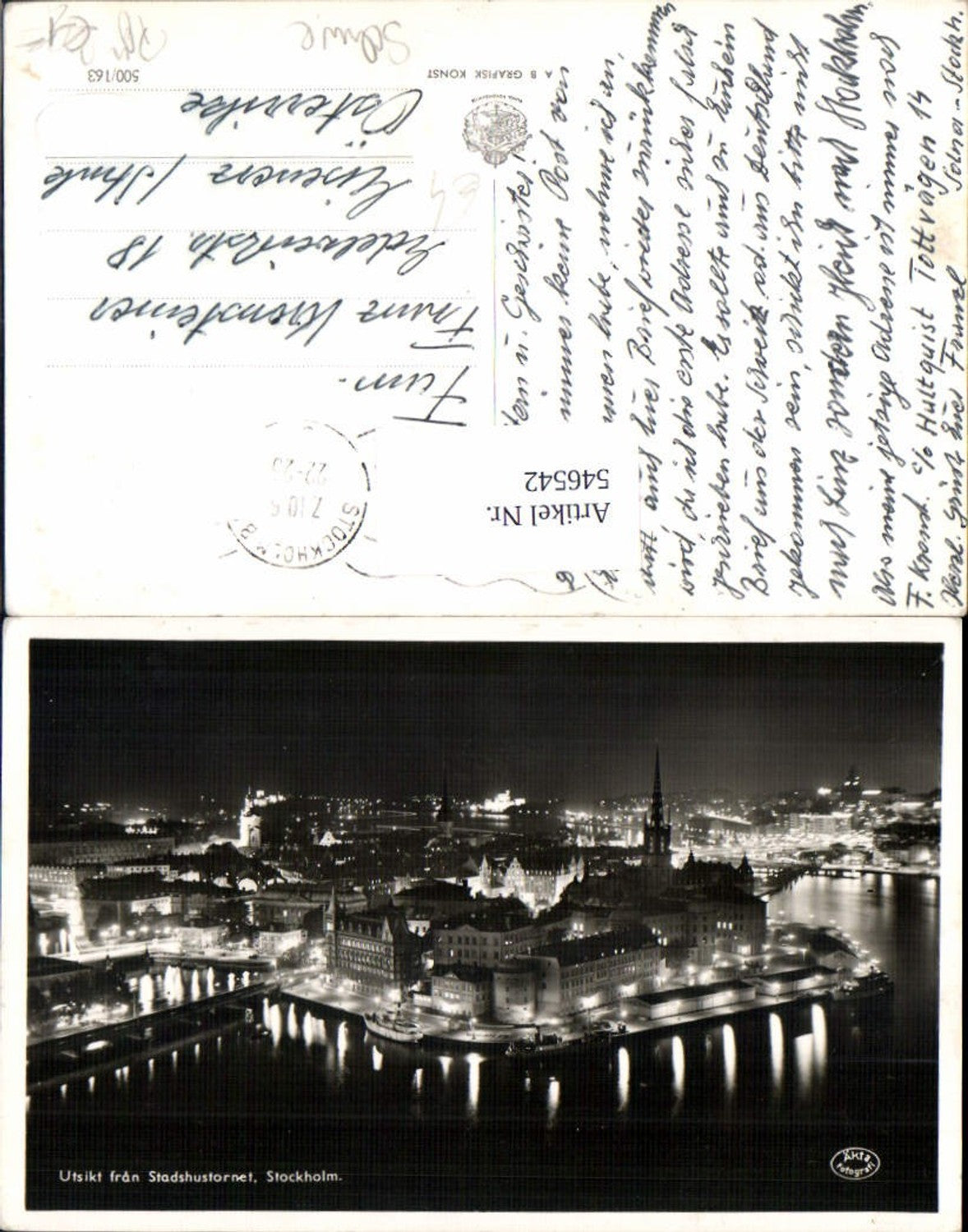 Alte Ansichtskarte – Old Postcard