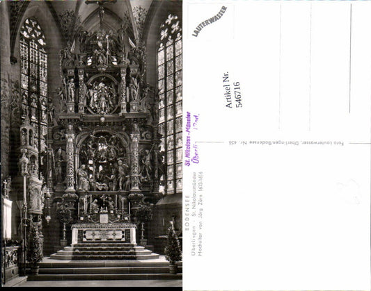 546716,Überlingen am Bodensee St. Nikolaus Münster Altar