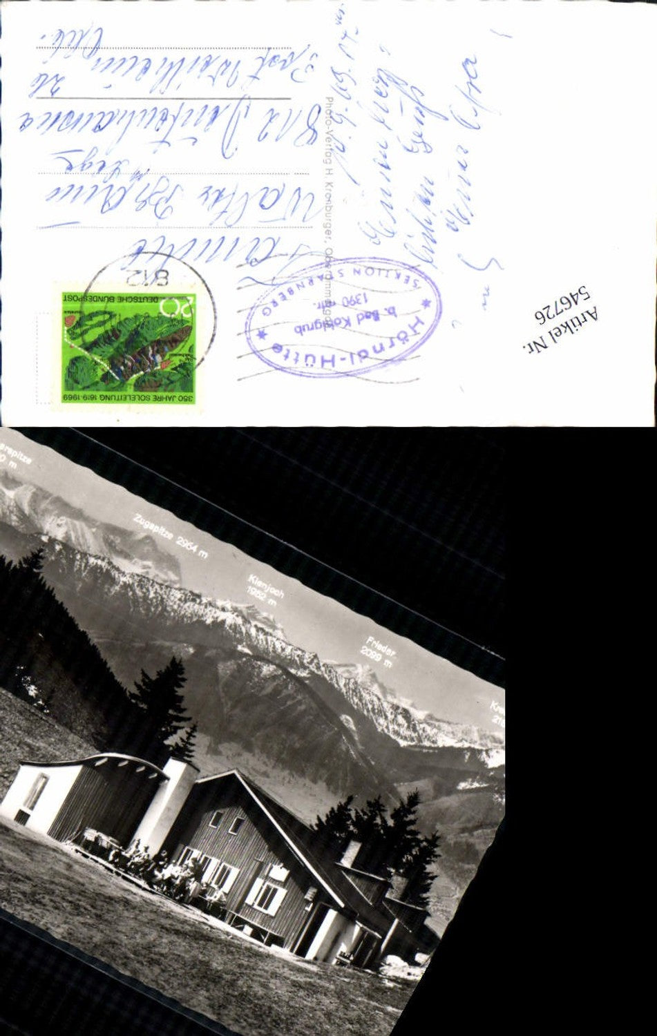 546726,Bad Kohlgrub Hörndle Hütte Hüttenstempel Sempel