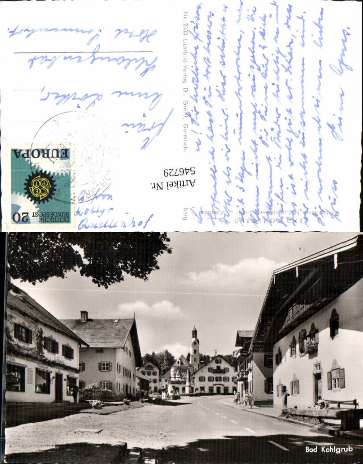 546729,Bad Kohlgrub Marktplatz