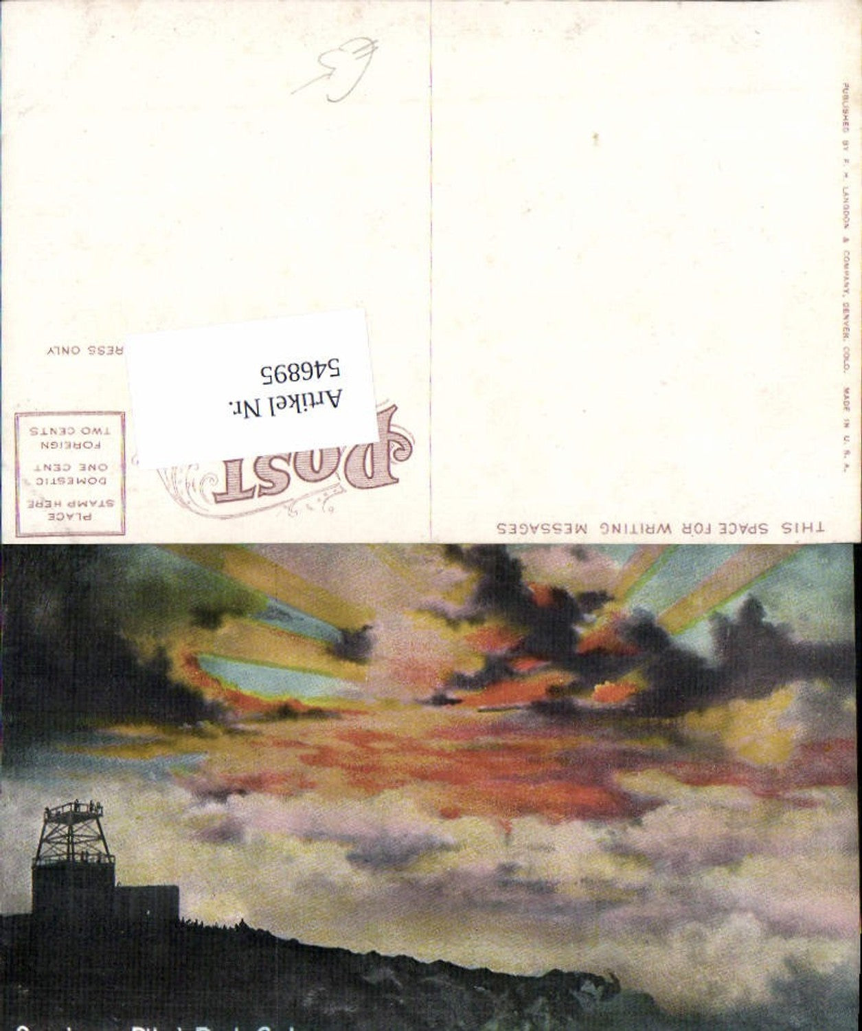 Alte Ansichtskarte – Old Postcard
