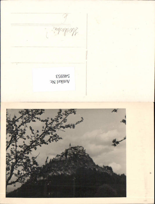 546953, rare photo postcard Hochosterwitz near St. Veit an der Glan Treibach
