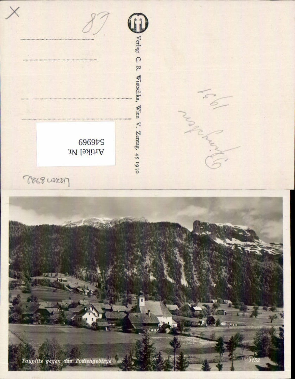 Alte Ansichtskarte – Old Postcard