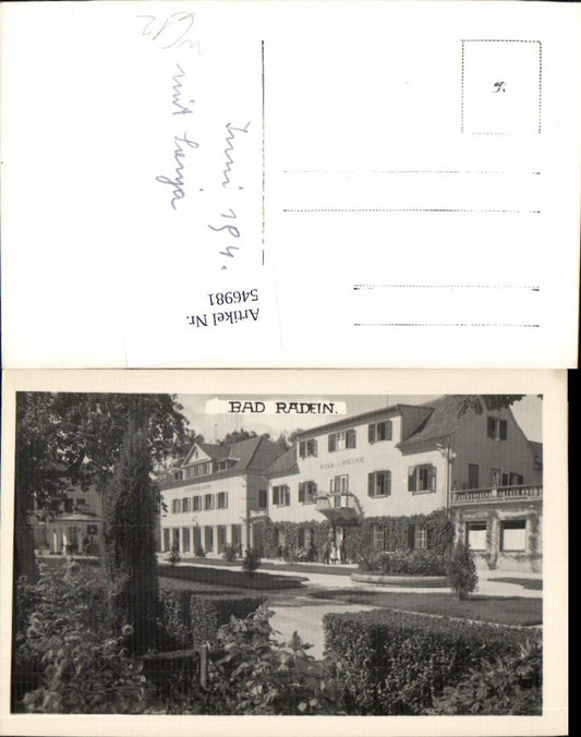 Alte Ansichtskarte – Old Postcard