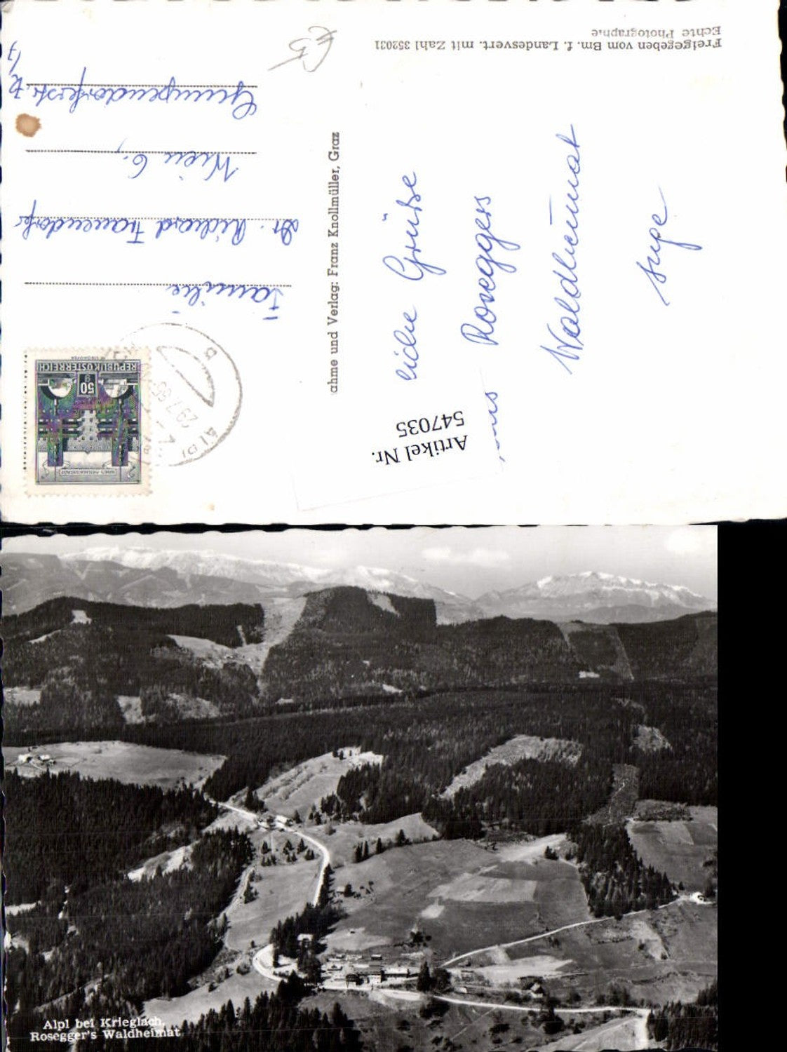 Alte Ansichtskarte – Old Postcard
