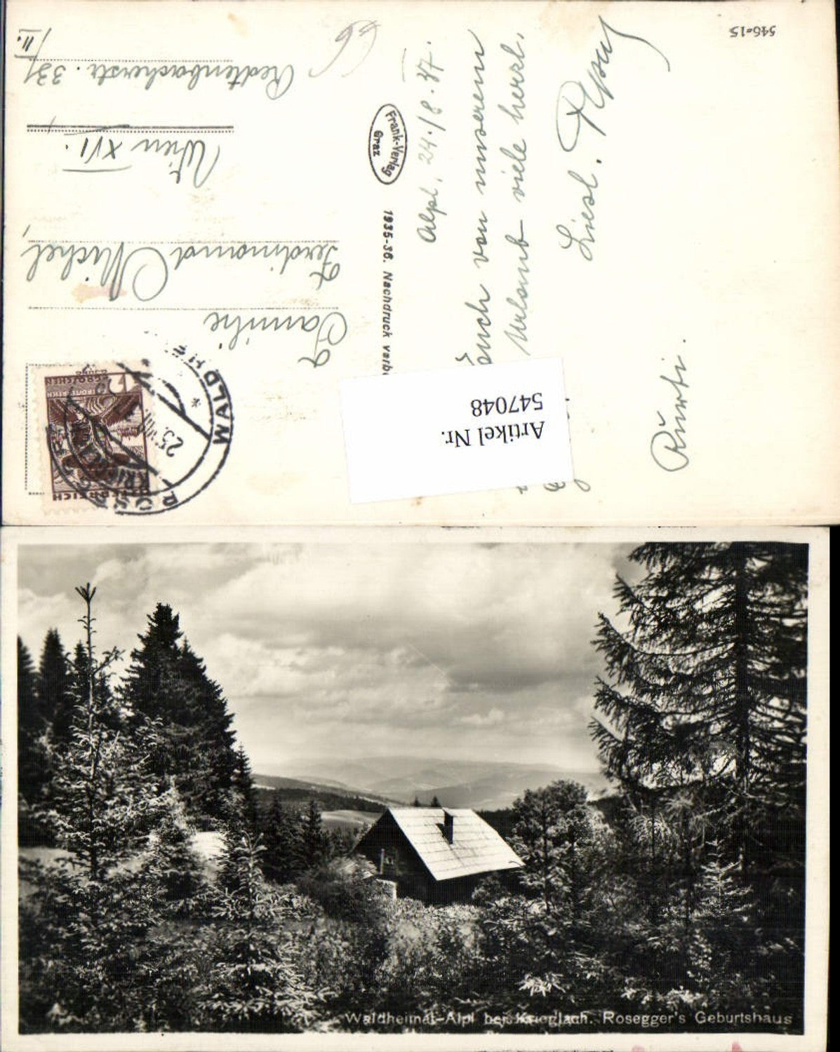 Alte Ansichtskarte – Old Postcard