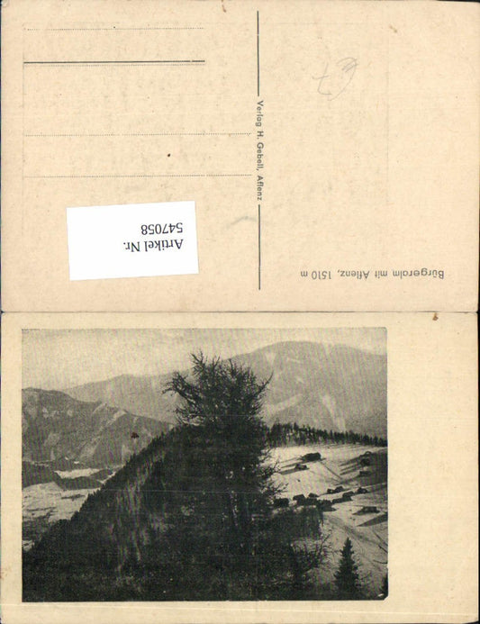 Alte Ansichtskarte – Old Postcard