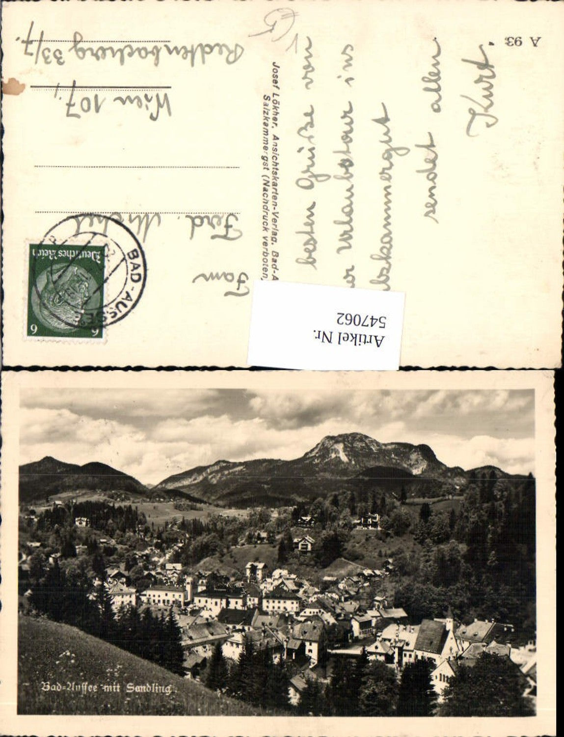 Alte Ansichtskarte – Old Postcard