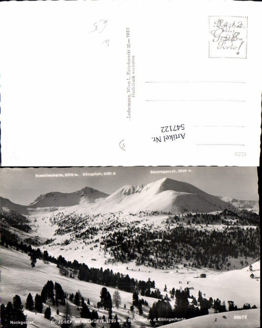 547122,Josef Mehrlhütte bei Thomatal Schönfeld Tamsweg Lungau