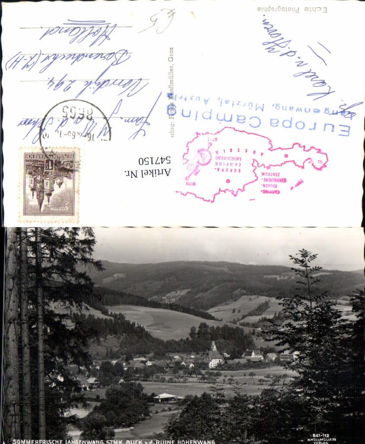 Alte Ansichtskarte – Old Postcard