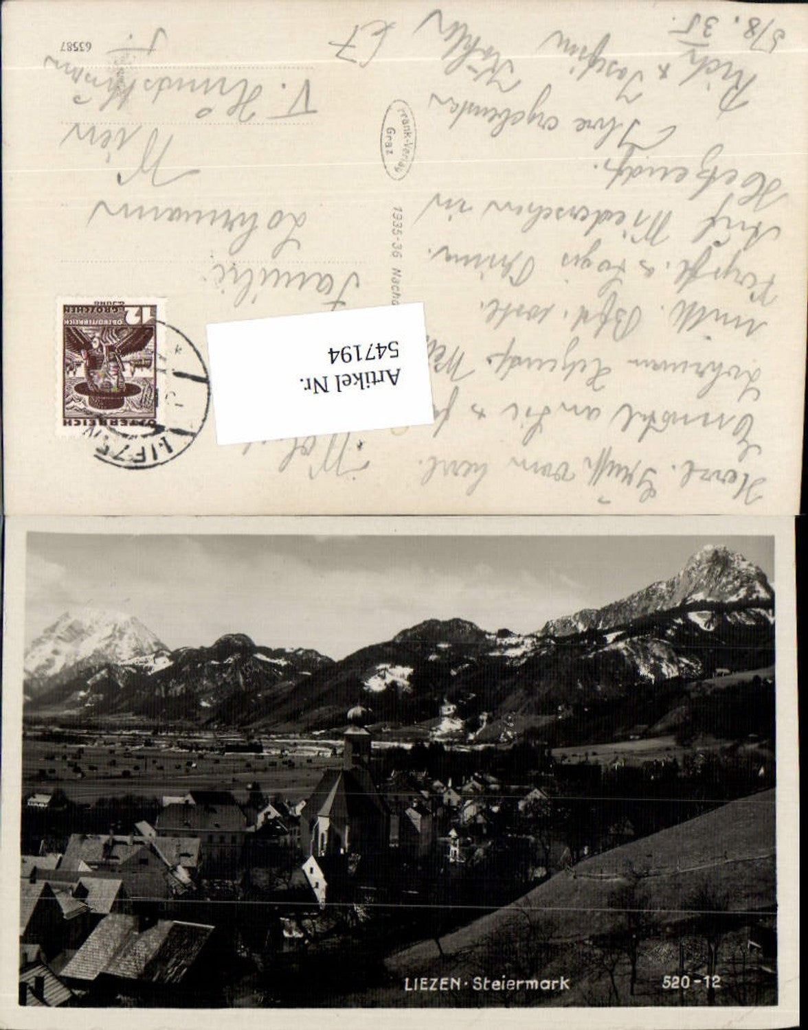 Alte Ansichtskarte – Old Postcard
