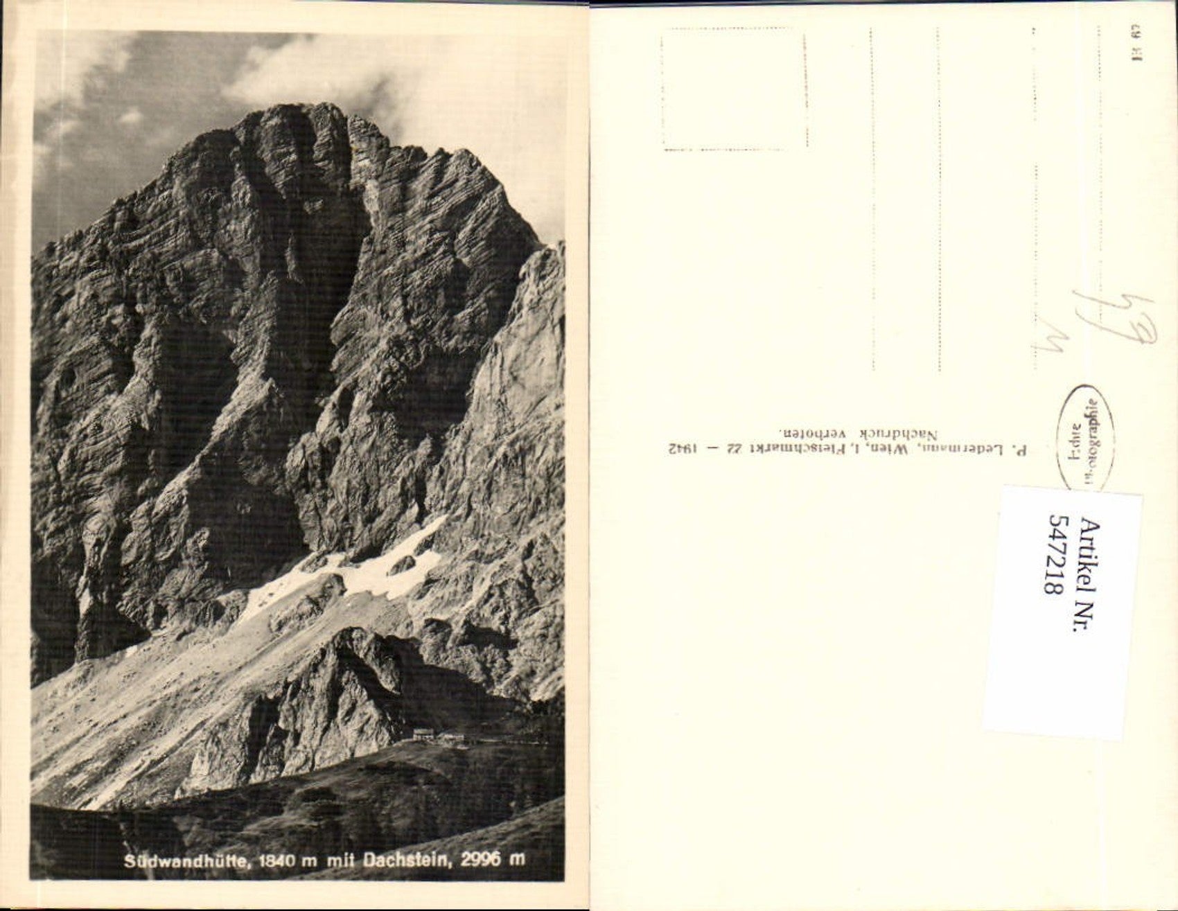 Alte Ansichtskarte – Old Postcard