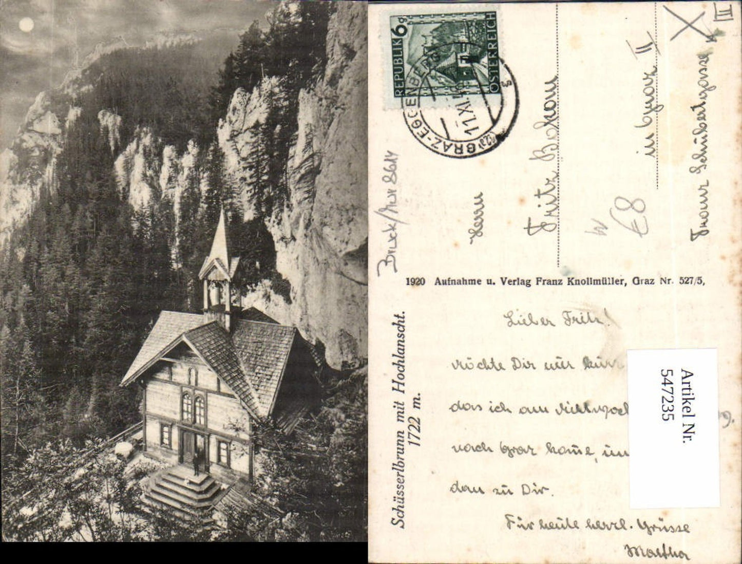 Alte Ansichtskarte – Old Postcard