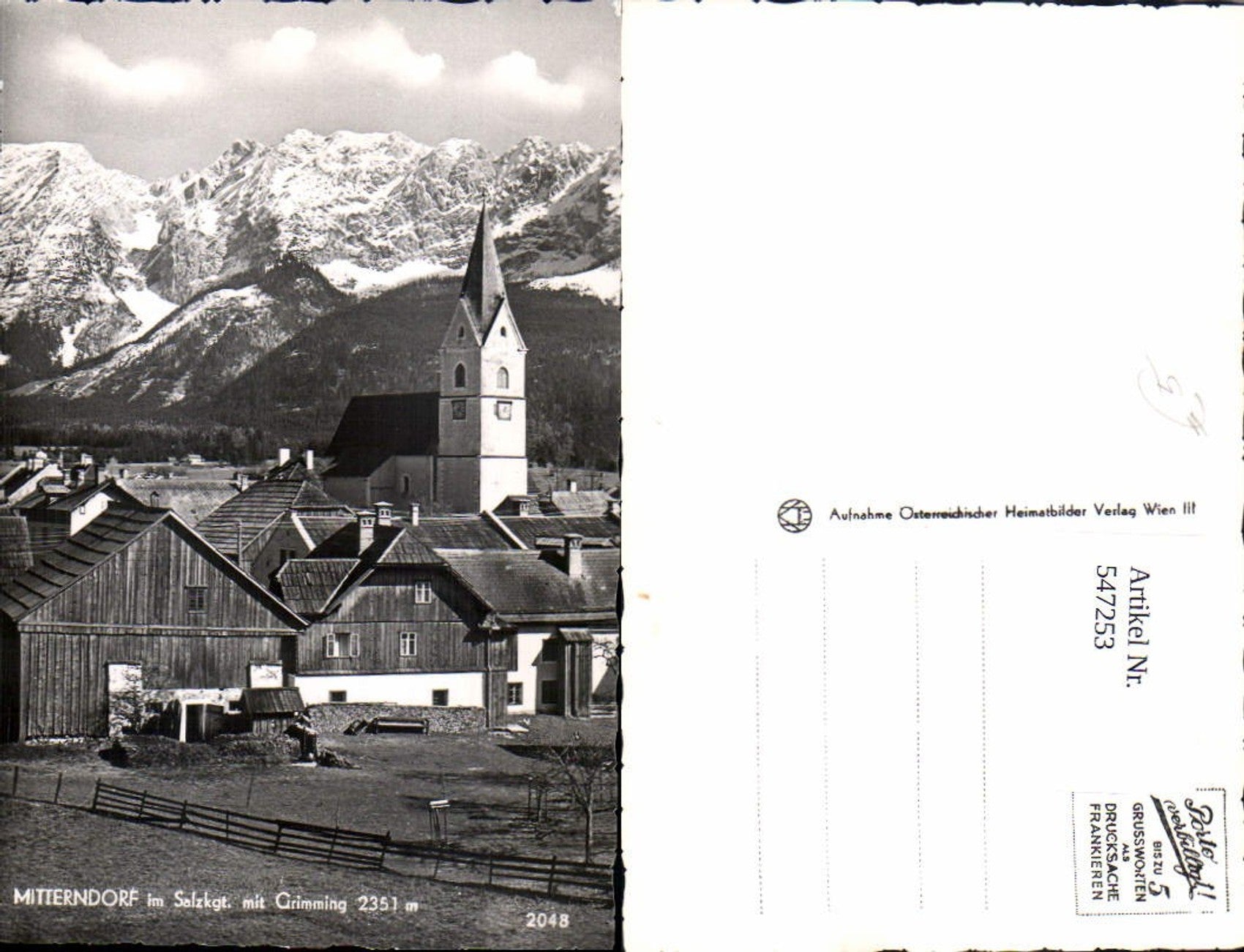 Alte Ansichtskarte – Old Postcard