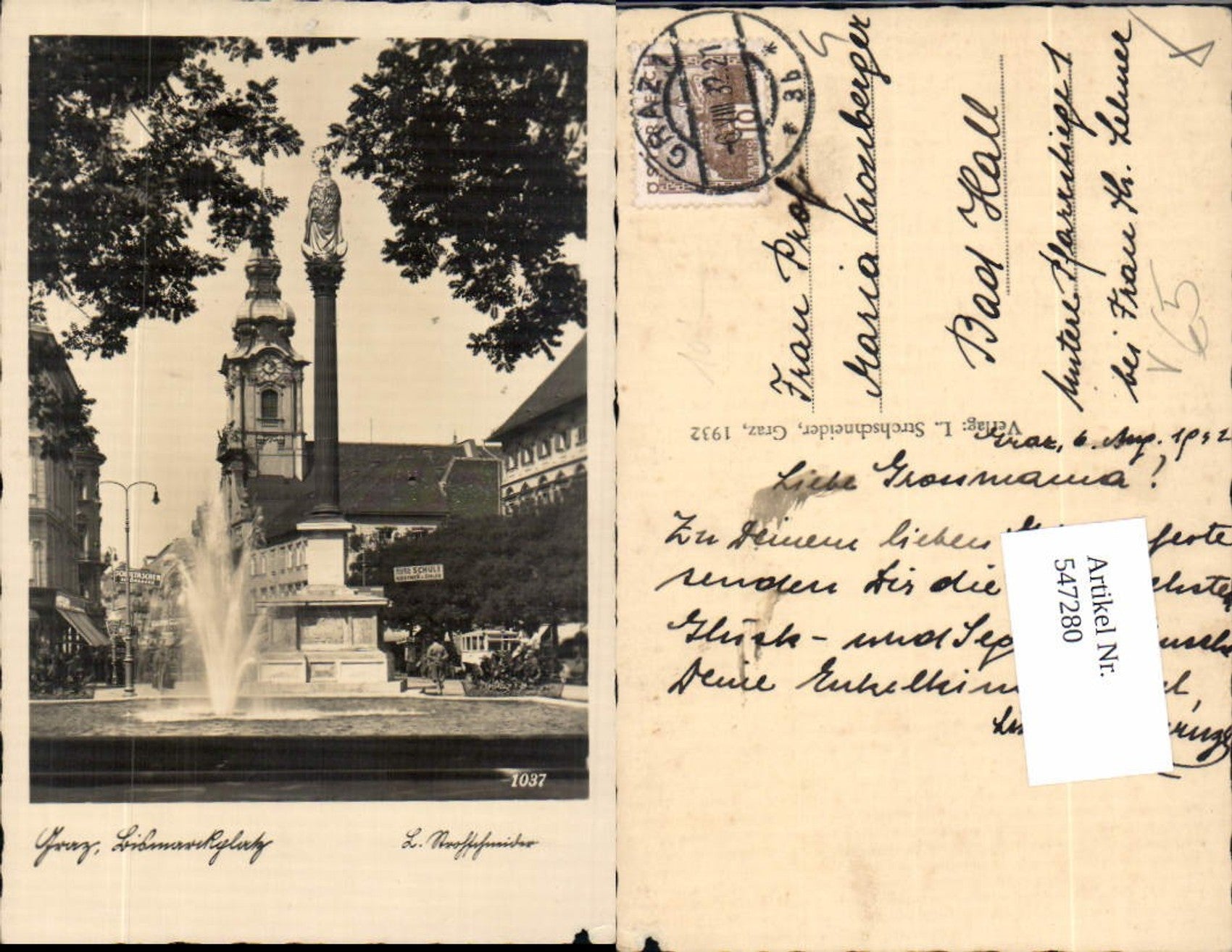 Alte Ansichtskarte – Old Postcard