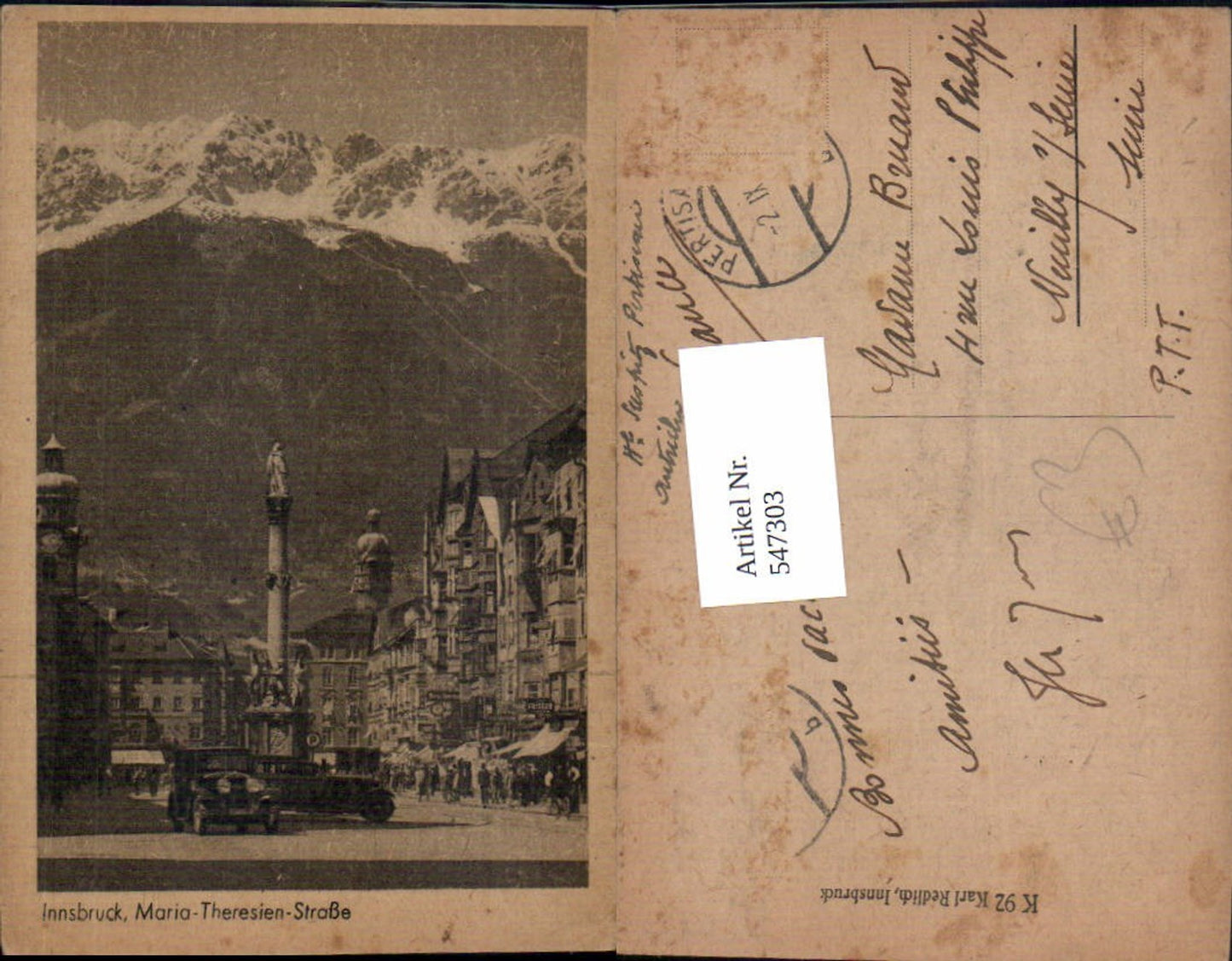 Alte Ansichtskarte – Old Postcard