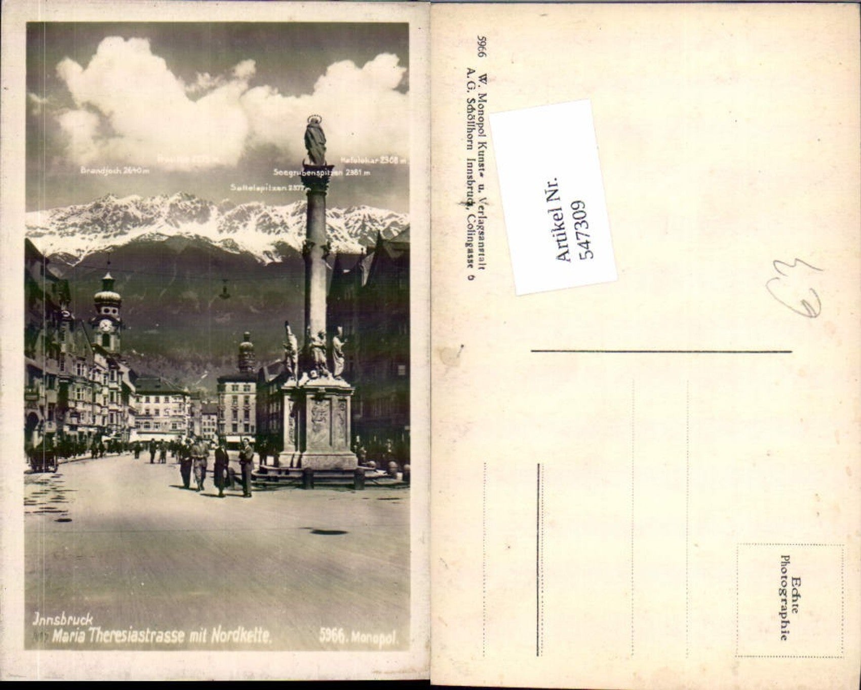 Alte Ansichtskarte – Old Postcard