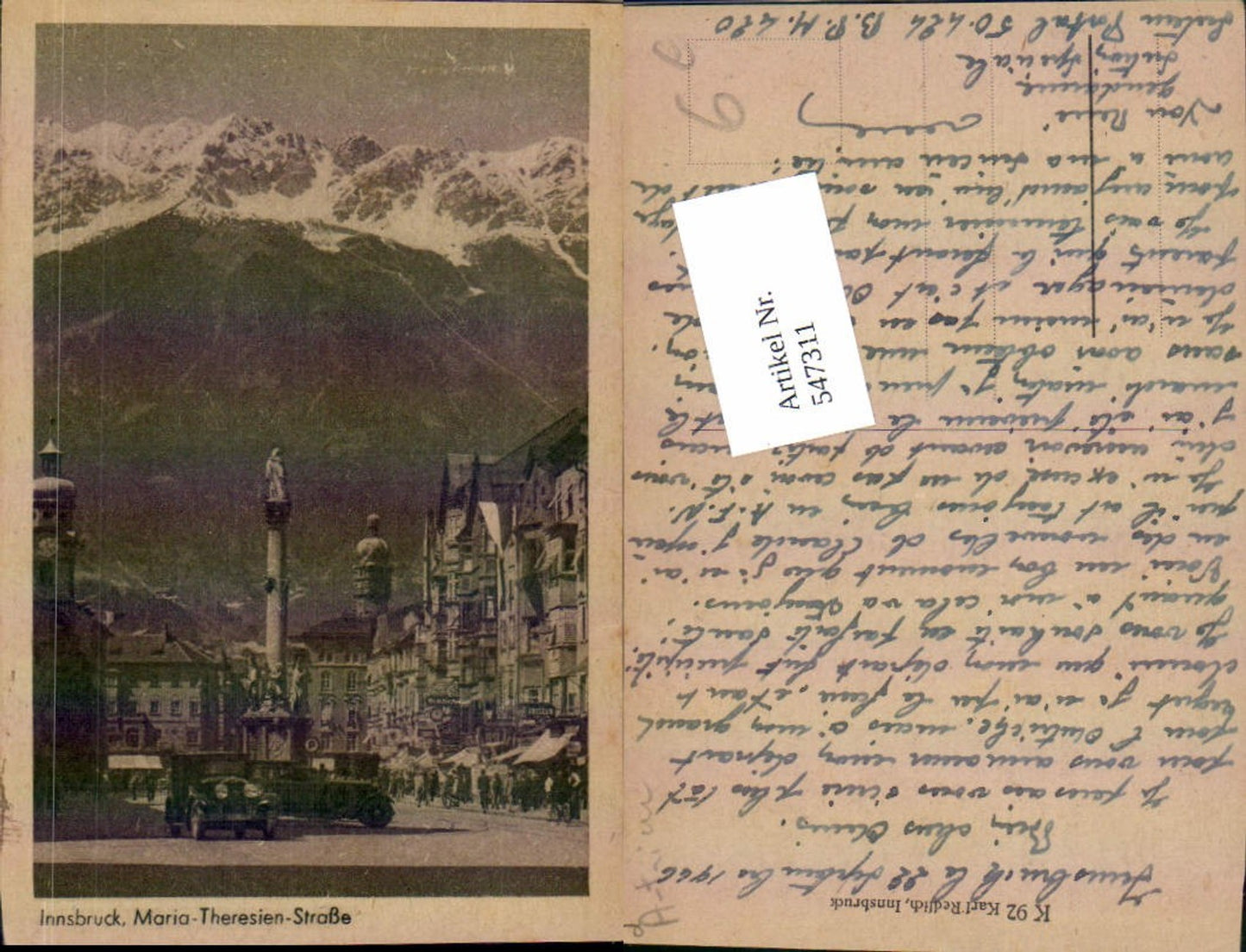 Alte Ansichtskarte – Old Postcard