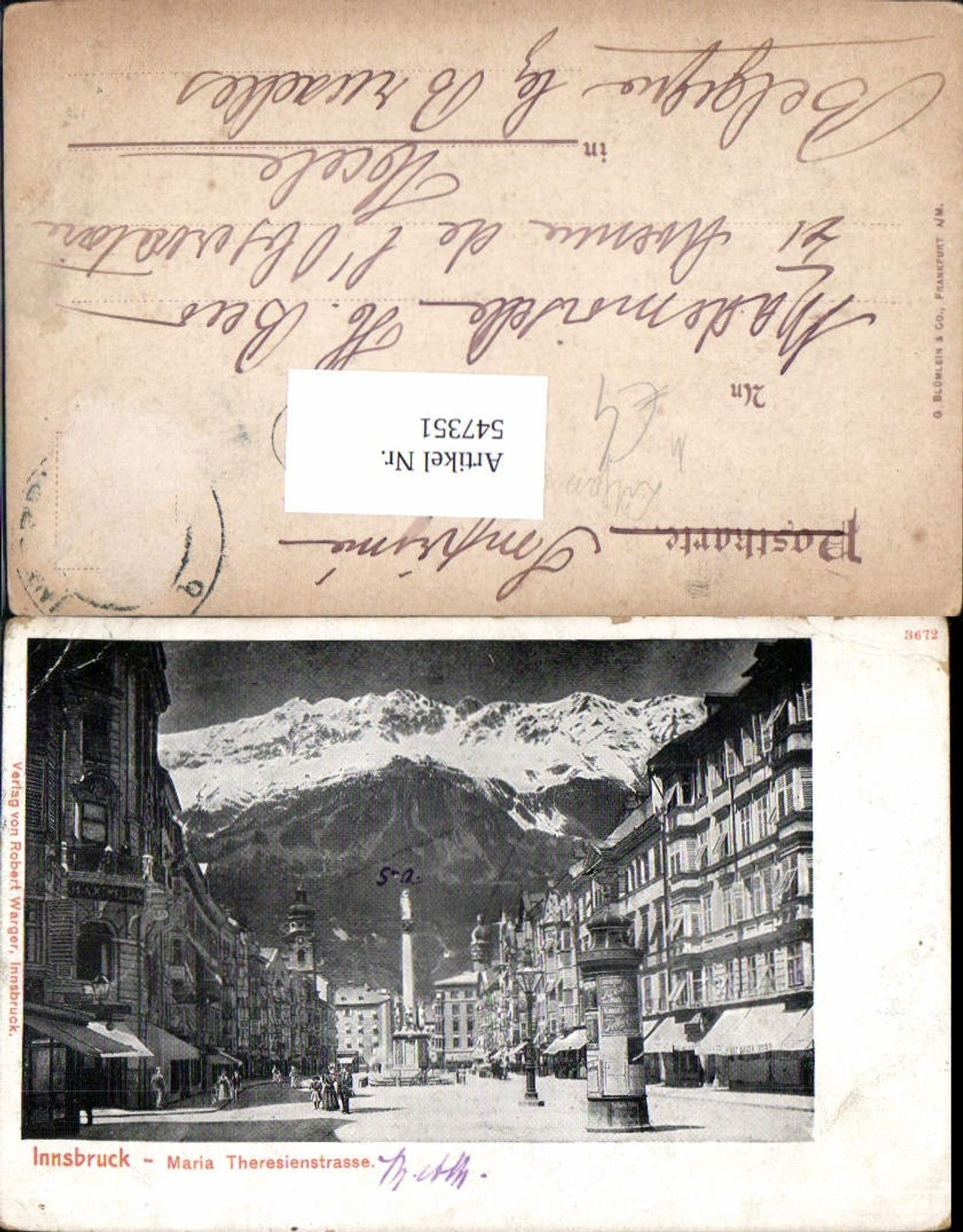 Alte Ansichtskarte – Old Postcard