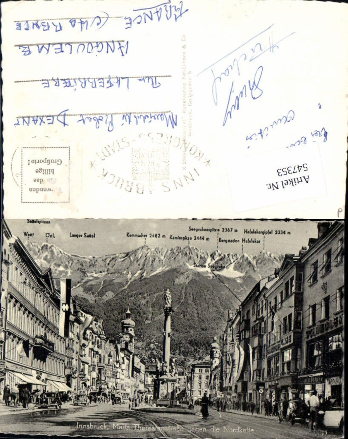 Alte Ansichtskarte – Old Postcard