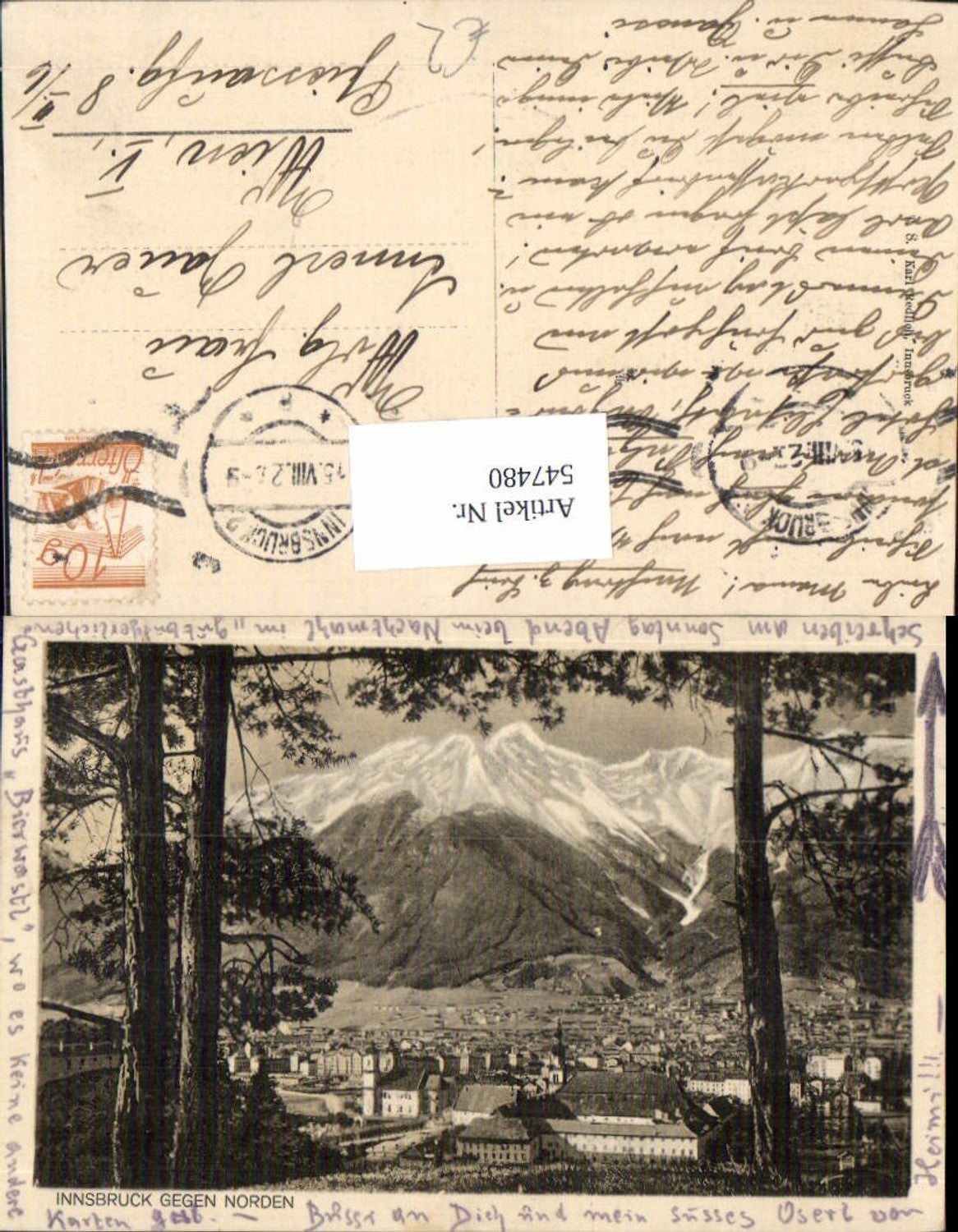 Alte Ansichtskarte – Old Postcard