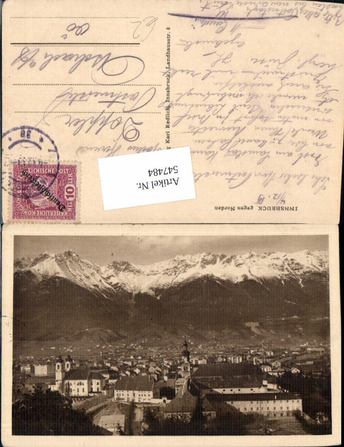 Alte Ansichtskarte – Old Postcard