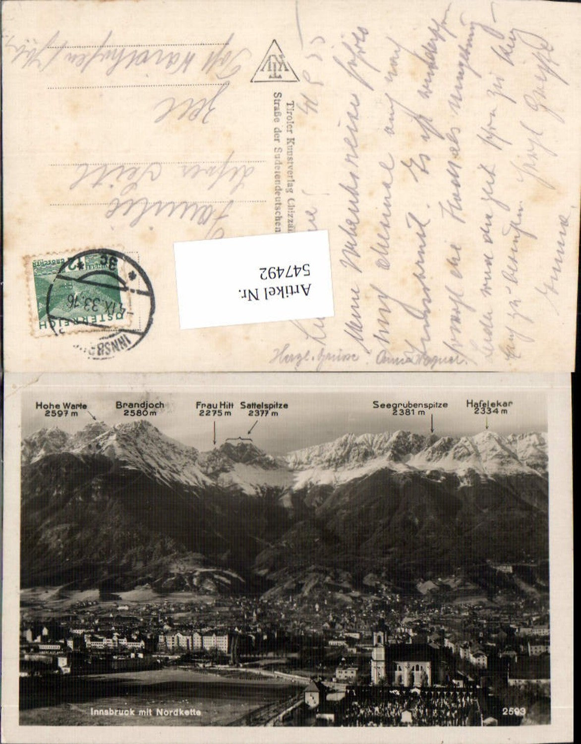 Alte Ansichtskarte – Old Postcard