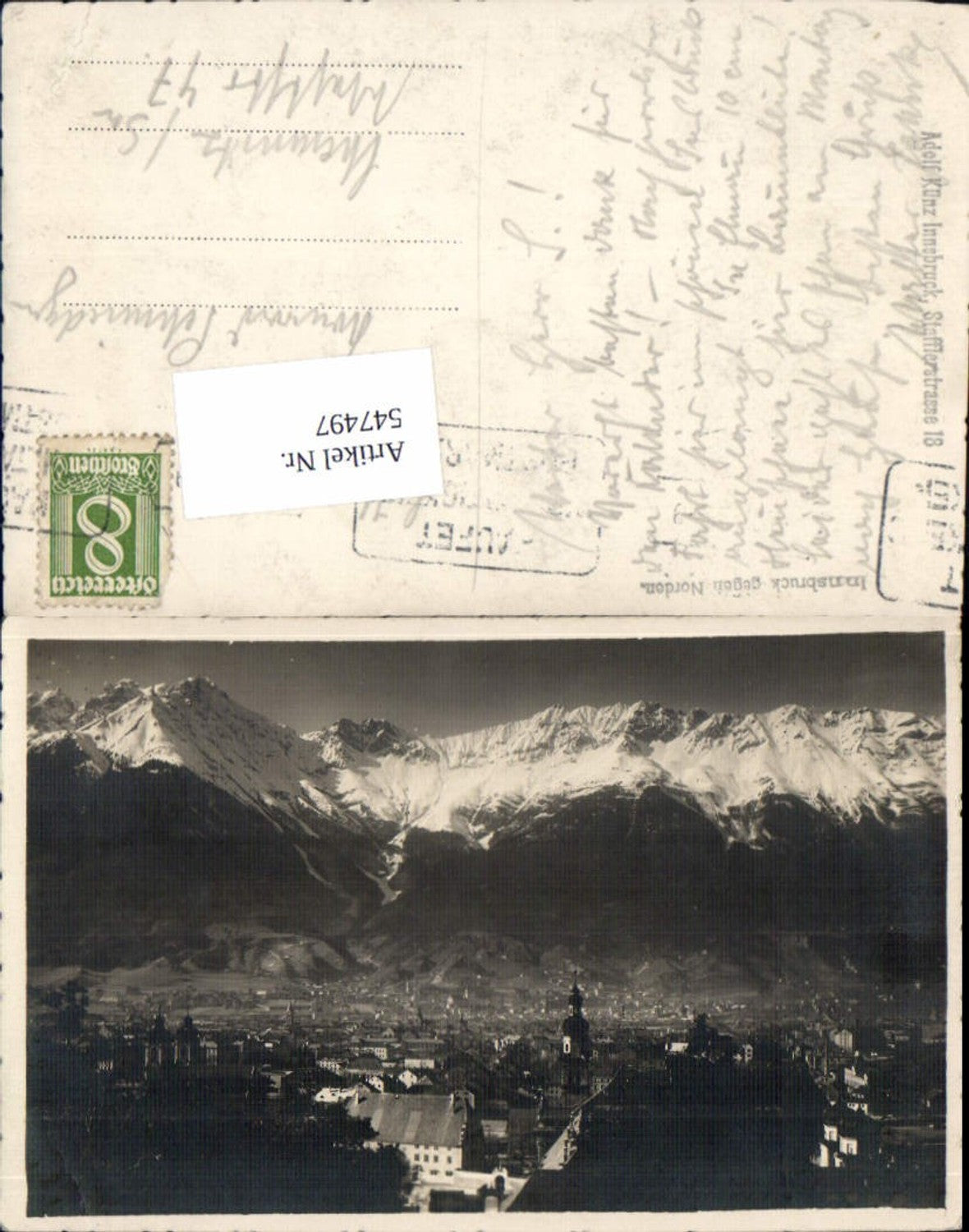 Alte Ansichtskarte – Old Postcard