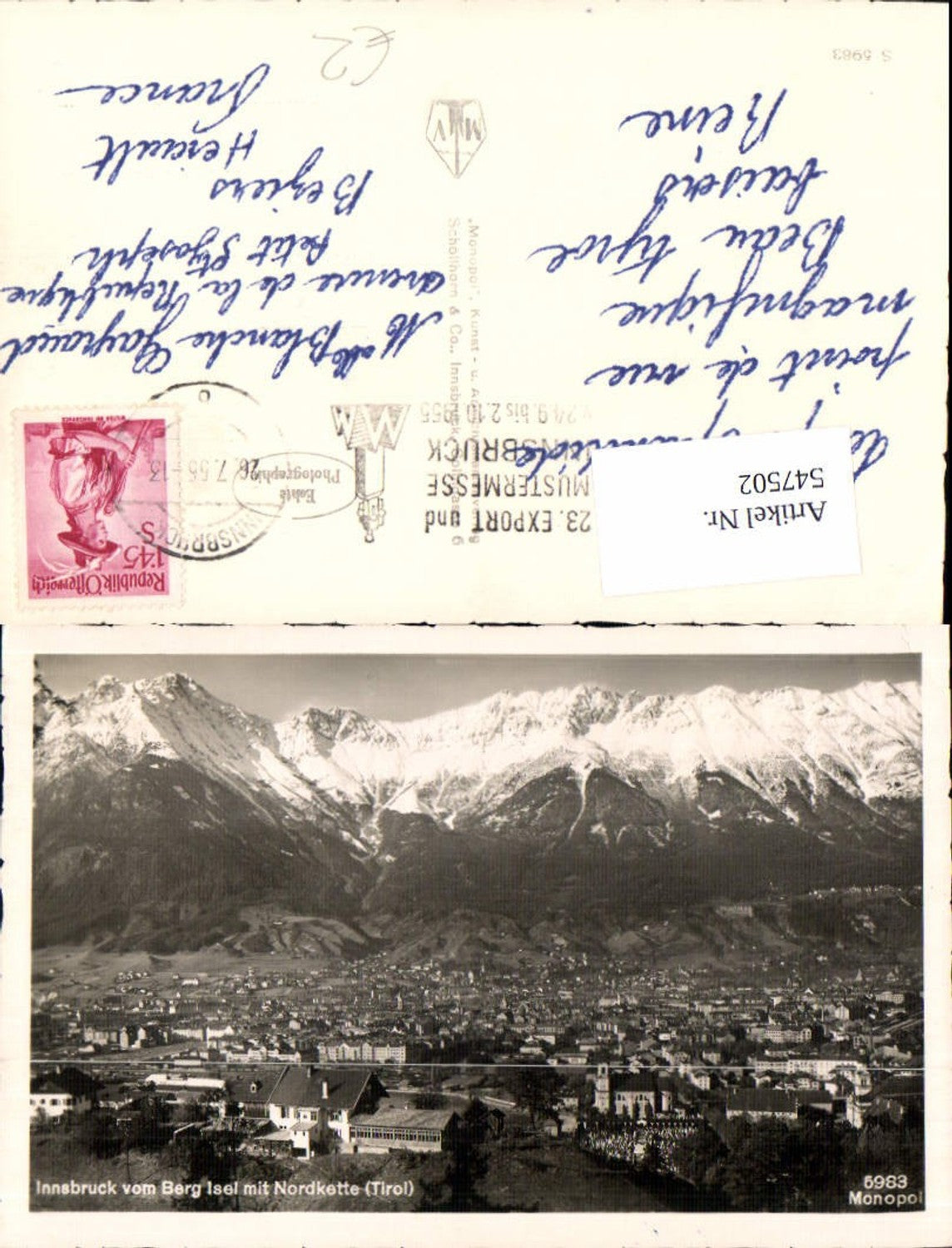 Alte Ansichtskarte – Old Postcard