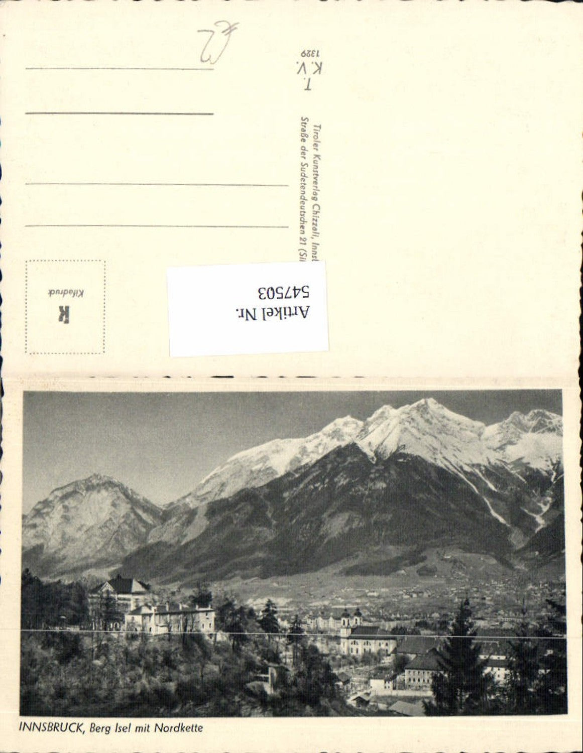 Alte Ansichtskarte – Old Postcard