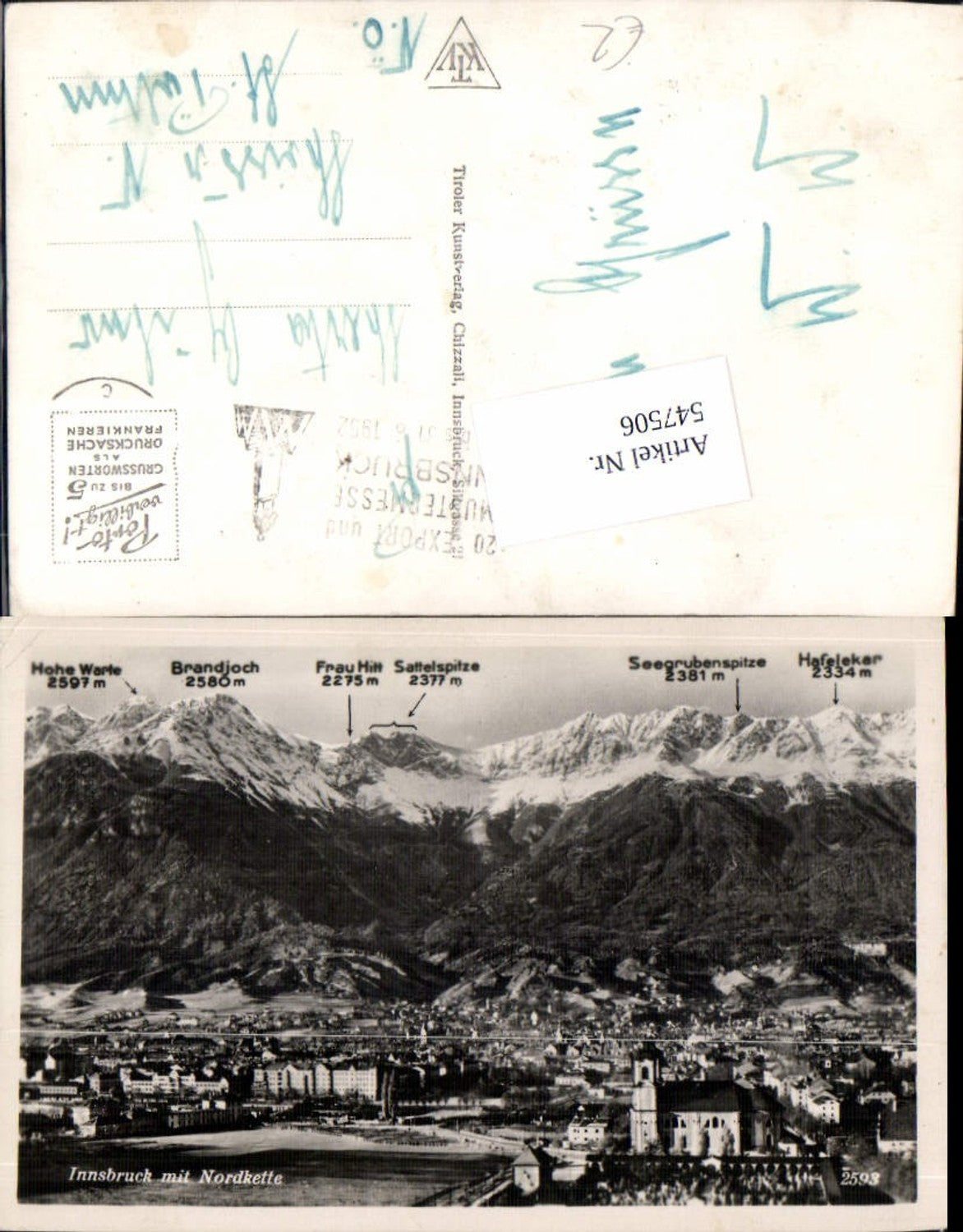 Alte Ansichtskarte – Old Postcard